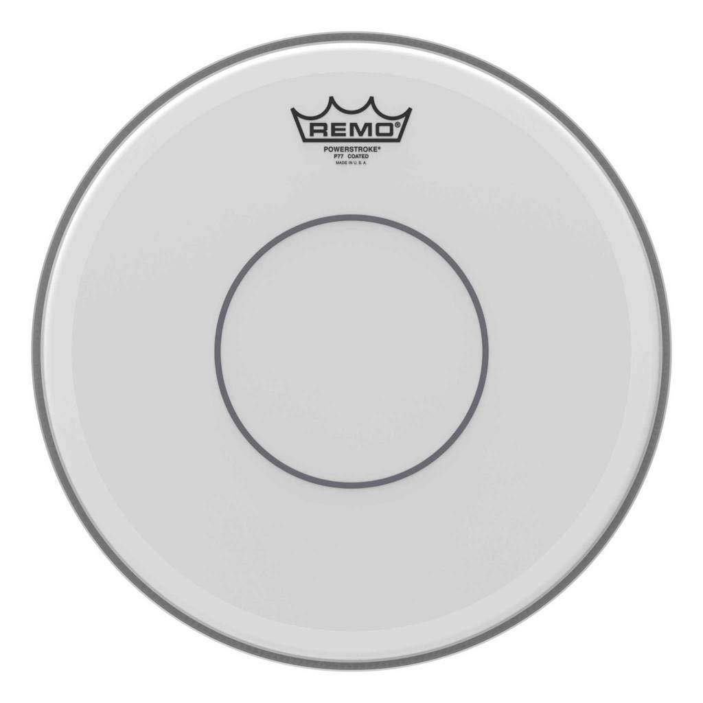 Remo Powerstroke 77 Coated Snare Drumhead-Top Clear Dot, 13" (P70113-C2-U)