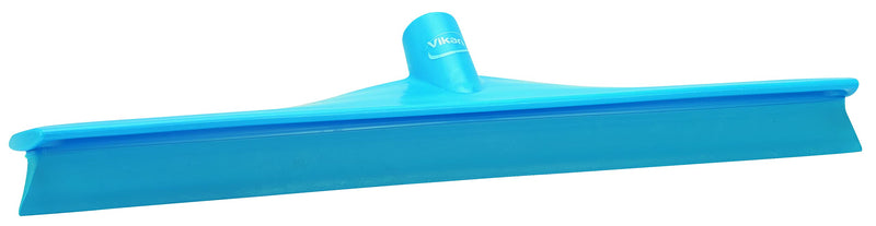 Vikan 71503 Rubber Polypropylene Frame Single Blade Squeegee, 20", Blue 7150