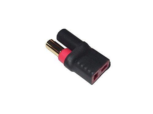HobbyStar T-Plug/Deans FM to 5.5mm Bullet No-Wires Adapter