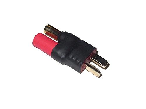 RCJuice T-Plug/Deans M to 5.5mm Bullet No-Wires Adapter