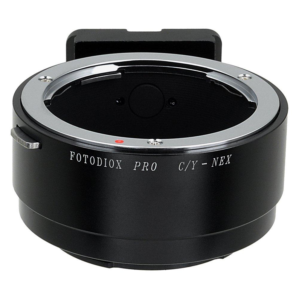 Fotodiox Pro Lens Mount Adapter, Contax/Yashica (CY, C/Y) Lenses to Sony E-Mount Mirrorless Camera Adapter - for Sony Alpha E-Mount Camera Bodies (APS-C & Full Frame Such as NEX-5, NEX-7, a7, a7II)