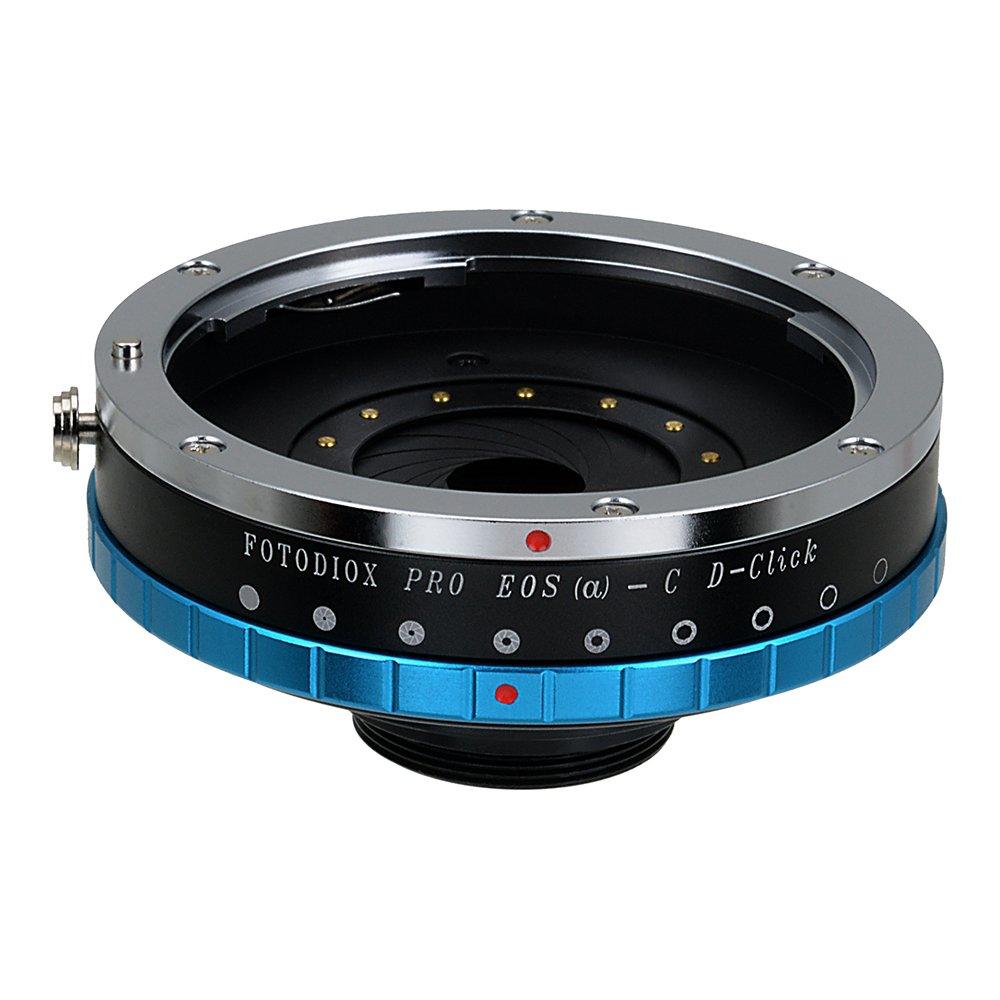 Fotodiox Pro IRIS Lens Mount Adapter Compatible with Canon EOS EF Full Frame Lenses to C-Mount Cameras