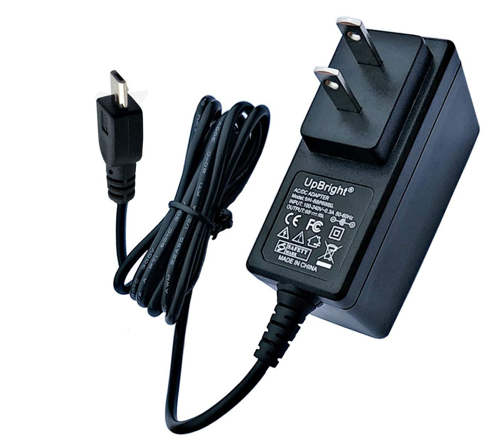 UpBright USB 5V AC Adapter Compatible with Sangean MMR88 Philips SBT300 SBT310 ASUC12A-050100 Barnes Noble Nook Bnrv100 Motorola S006AKU0500100 Samsung SEW-3053 SEW-3057 SEW-3042 SEW-3043 EP-APB1501