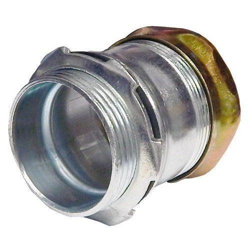 Morris Products 14970 EMT Rain Tight Compression Connector, Steel, 1/2" Trade Size, 1-Pack