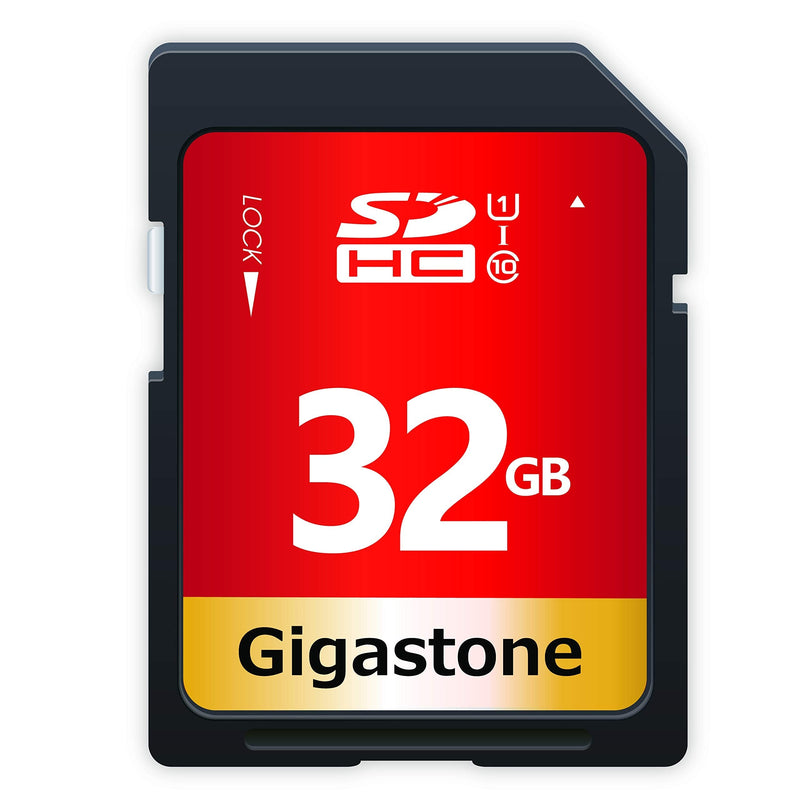 Gigastone 32GB SD Card UHS-I U1 Class 10 SDHC Memory Card High Speed Full HD Video Canon Nikon Sony Pentax Kodak Olympus Panasonic Digital Camera 32GB 1 Pack