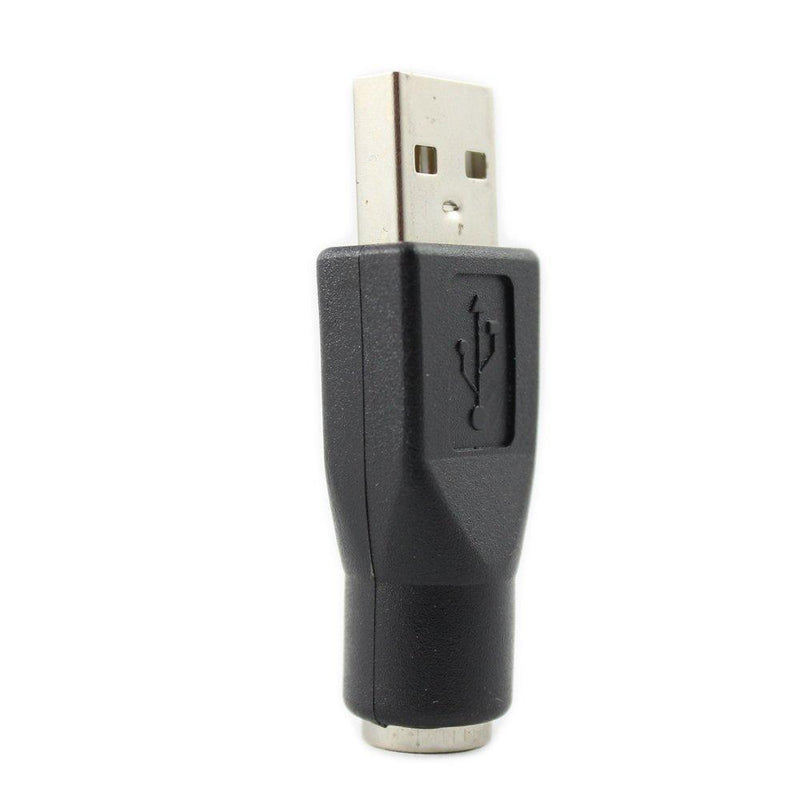 SANOXY PS/2 Female to USB Male Adapter-Replacement PS/2 Keyboard to USB Adapter - M/F (BLACK)