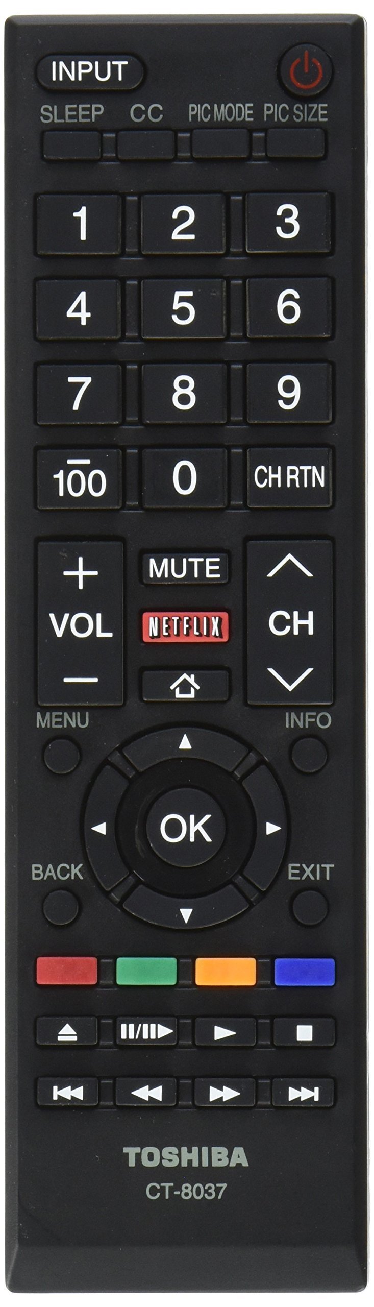 New Ct-8037 Remote Control fit for 40L3400 40L3400U 50L3400 50L3400U 58L5400 58L5400U 58L5400UC 65L5400 65L5400U 65L5400UC