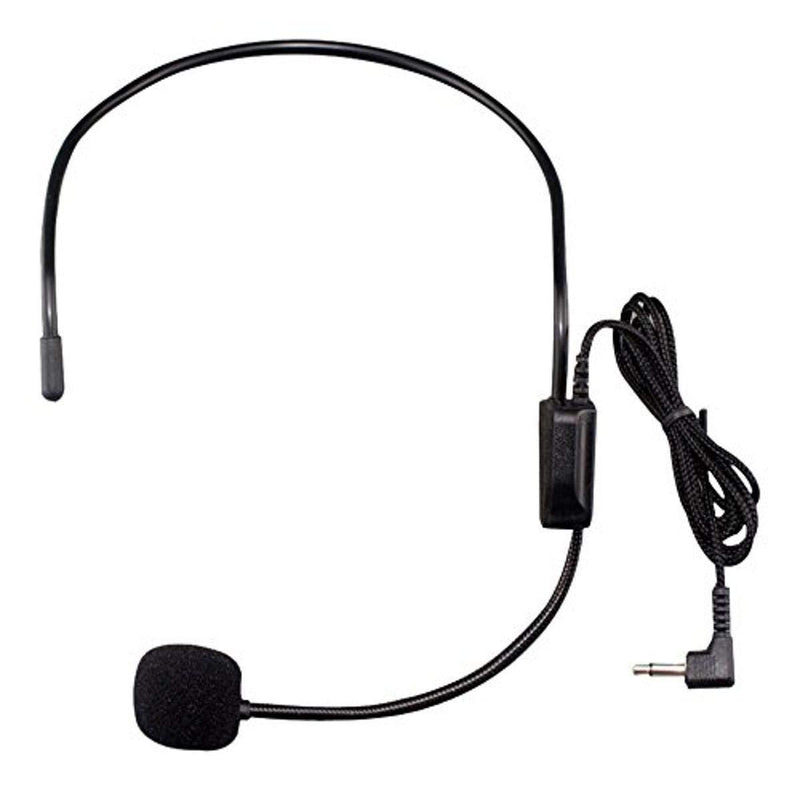 HUACAM YYPJ-02 Condenser Headset Microphone, Flexible Wired Boom (Standard 3.5mm Connector Jack) for Belt Pack Mic Systems (2 X Headset Microphone) Classic