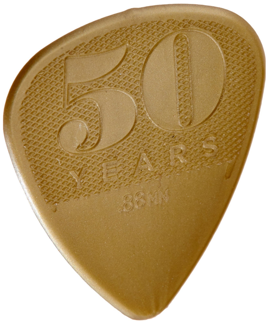 Dunlop 442P.88 50th Anniversary Nylon Pick, Gold, .88mm, 12/Player's Pack