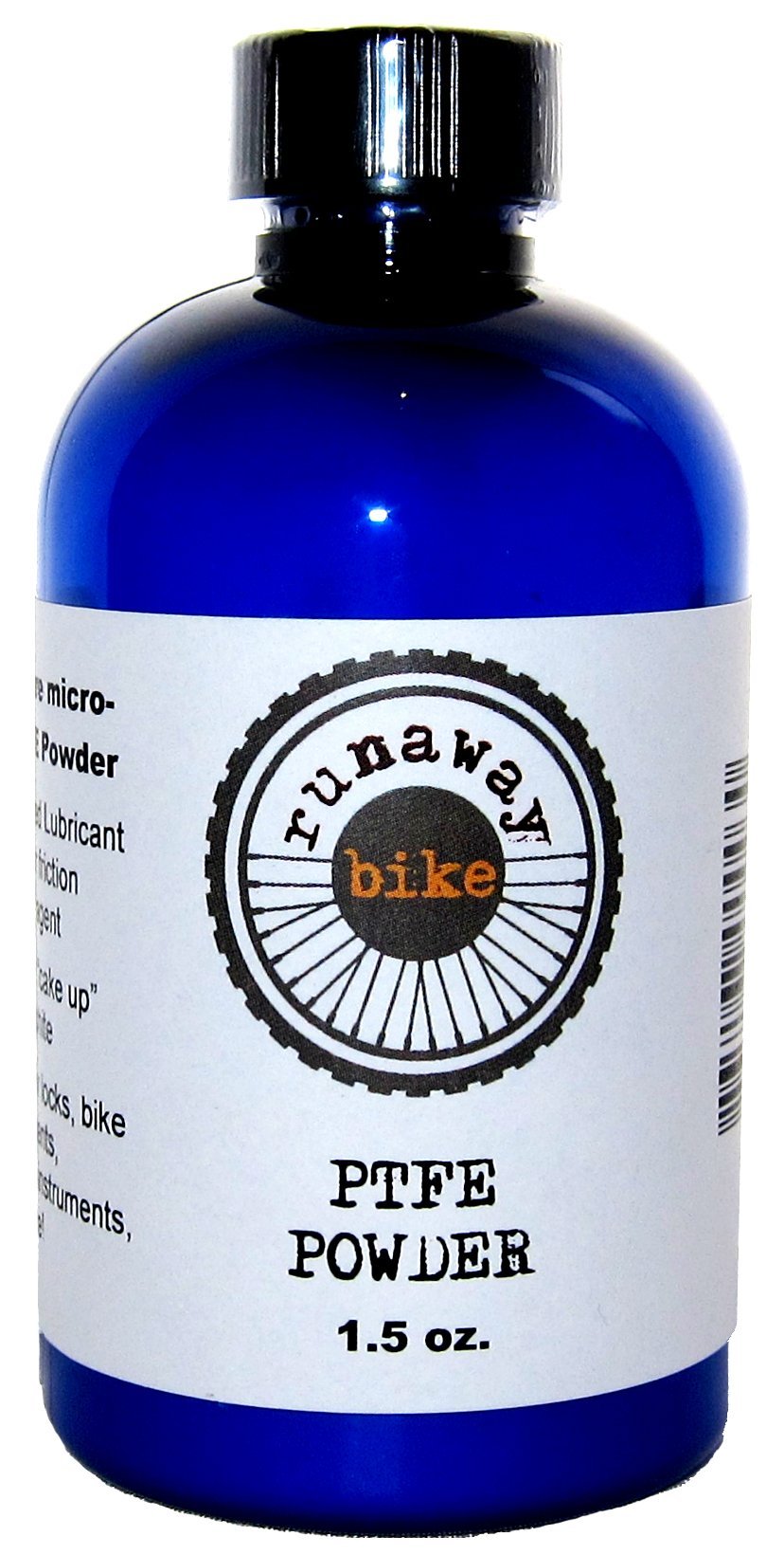 Runaway Bike PTFE Powder (Teflon) / Applicator Brush Included with 1.5 oz Bottle 1.5 ounces