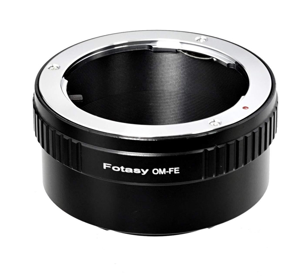 Fotasy Olympus OM Lens to Sony FE Mount Adapter, OM Lens to Sony FE Adapter, OM Adapter FE Mount, fit Sony a7 II a7 III a7R a7R II a7R III a7S a7S II a7S III a9 a7R IV a6600 a6500 a6400 a6300 a6100, FEOM