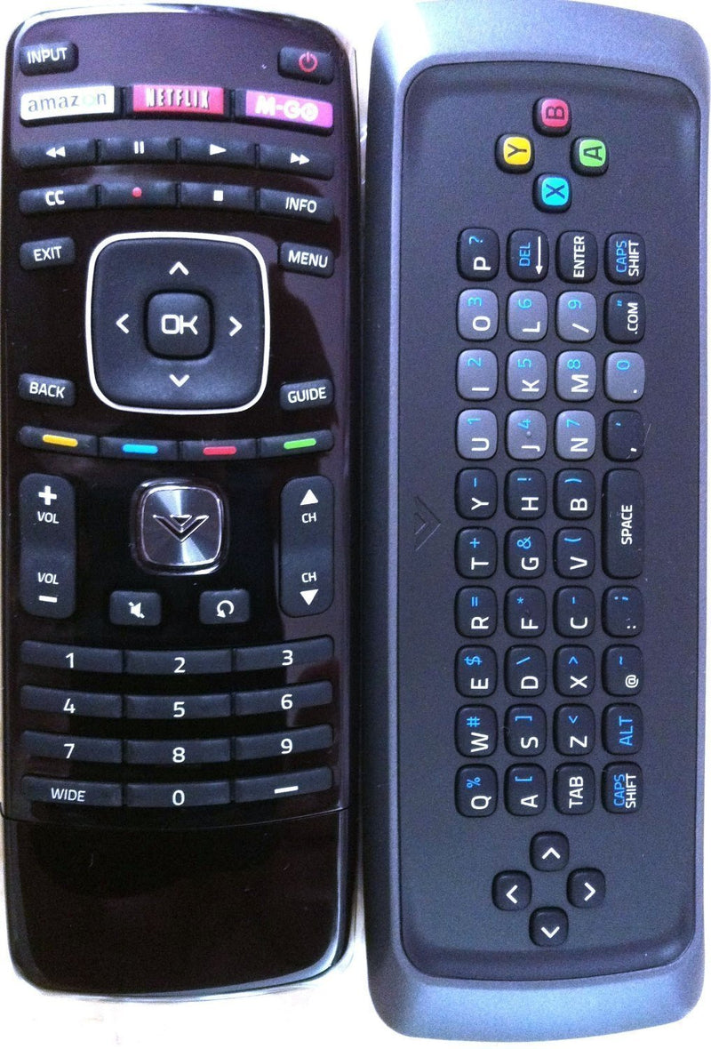VIZIO XRT302 QWERTY Keyboard Remote for M650VSE M550VSE M470VSE M-GO TV Internet TV-60 Days Warranty!