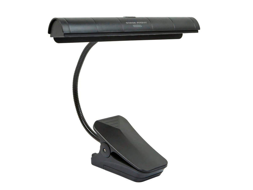 Monoprice Orchestra Light for Sheet Music Stand | 9" wide bar, ten bright LEDs, 9.5" gooseneck - Stage Right Series