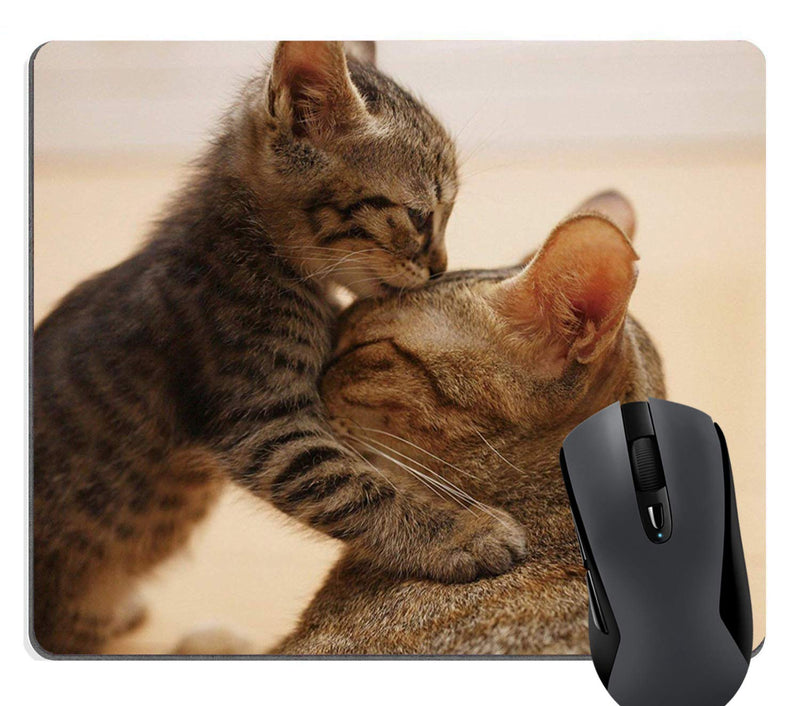 cat Kitten Muzzle Ears Cute Rectangle Mouse Pad