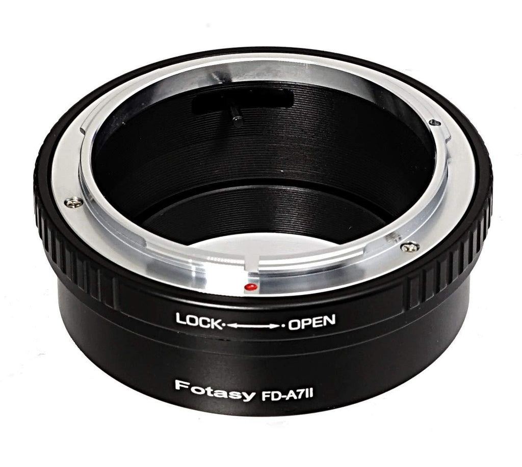 Fotasy Canon FD Lens to Sony FE Mount Adapter, FD to FE Mount, E Mount Lens Adapter to FD, fits Sony a7 II a7 III a7R a7R II a7R III a7S a7S II a7S III a7R IV a9 a9 II a6600 a6500 a6400 a6300 a6100