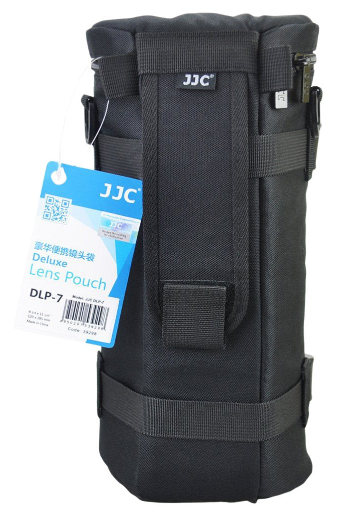 [AUSTRALIA] - JJC DLP-7 Deluxe Water-Resistant Lens Pouch Case for Tamron SP 150-600mm F5-6.3 Di VC USD G2, Sigma 150-500mm F5-6.3 DG OS HSM, Nikon AF-S NIKKOR 200-500mm f5.6 ED VR, fits Lens Up to 144x 316mm 