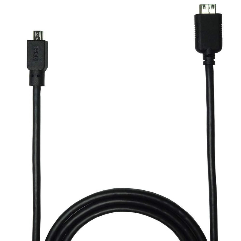 GeChic High Speed Mini-HDMI to Micro-HDMI 2.1m Cable for Cameras and 1303H/1303I/2501C/1502i Portable Monitor