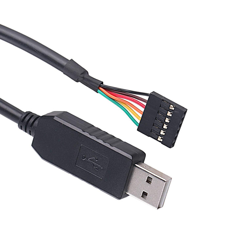 Green-utech FTDI chip USB to 5v TTL UART Serial Cable, Connector end, 1.8m, TTL-232R-5V Compatible 5V Level