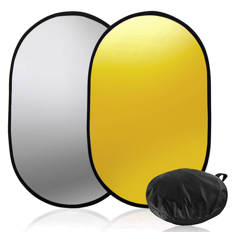 Julius Studio 24" x 36" (60cm x 90cm) 2 in 1 Photography Studio Collapsible Multi-Photo Disc Reflector, JGG2422