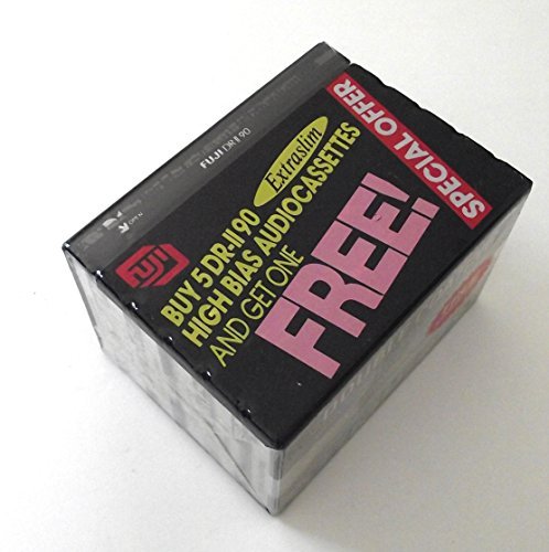 Fuji DR-II High Bias Audio Cassettes 90 Minutes (Pack of 6)