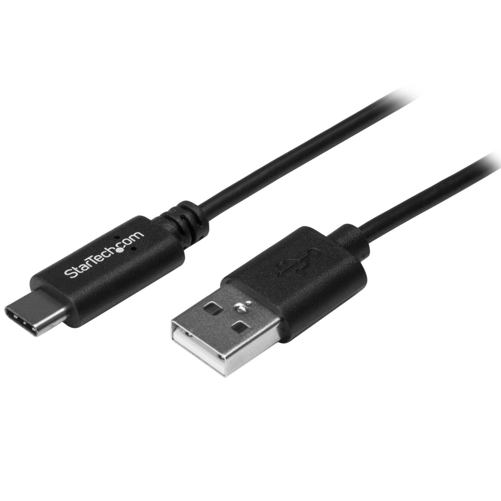 StarTech.com USB C to USB Cable - 3 ft / 1m - USB A to C - USB 2.0 Cable - USB Adapter Cable - USB Type C - USB-C Cable (USB2AC1M),Black 1 Pack