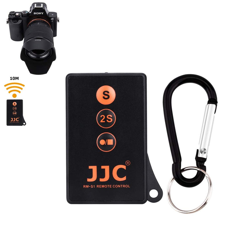 JJC Infrared Wireless Camera Shutter Remote Control Commander With Vlog Video Start Stop Function for Sony A6600 A6500 A6400 A6300 A6000 A1 A7III II A7 A7SIII II A7S A7RIV III II A7R A9 II NEX-6 NEX-7