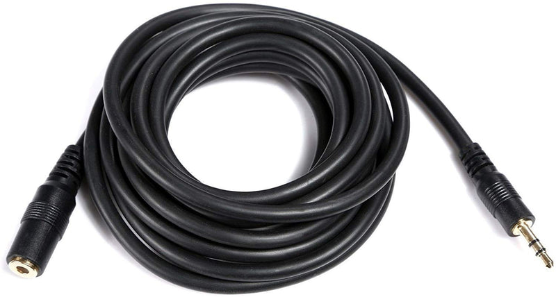 [AUSTRALIA] - Movo MC10 3.5mm Audio Cable - 3.5mm TRS Female to Male 10ft Extension Cord for Microphones, Headphones, and More 10-foot 