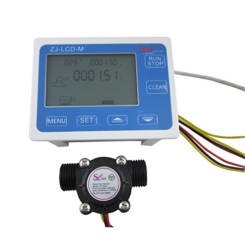 [AUSTRALIA] - DIGITEN G1/2" Flow Water Sensor Meter+Digital LCD Display Quantitative Control 1-30L/min 