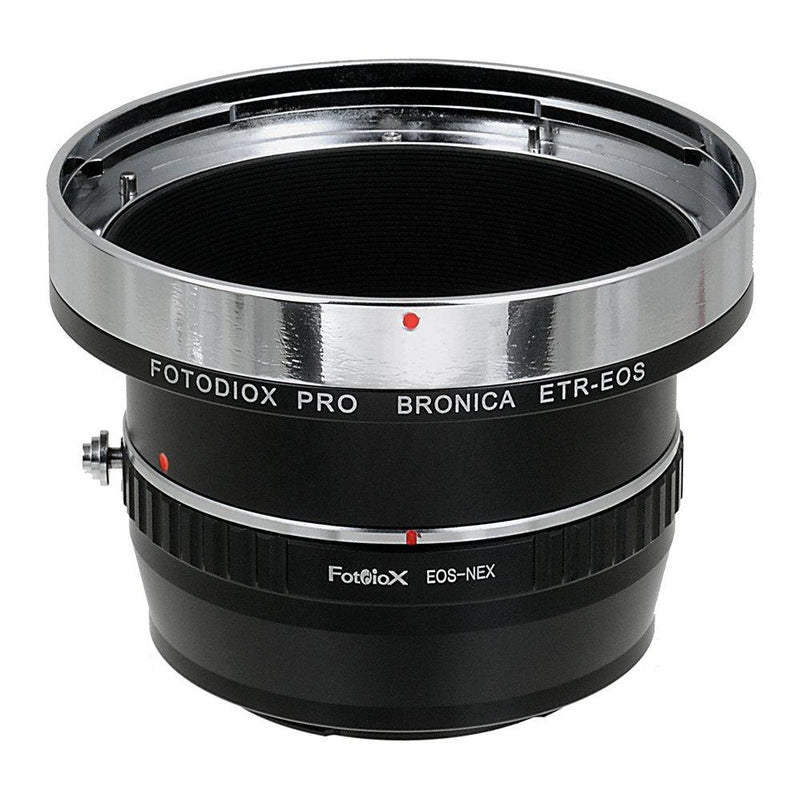 Fotodiox Pro Lens Mount Adapters, Bronica ETR (ETRC, ETRS, ETR-C, ETRSi) Mount Lenses to to Sony E-Mount Mirrorless Camera Adapter