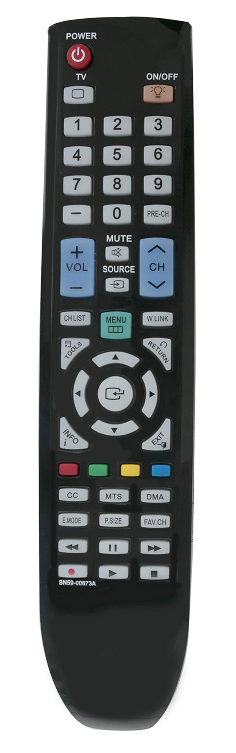 New BN59-00673A Replaced Remote fit for Samsung TV HL50A650 HL50A650C1 HL50A650C1F HL50A650C1FXZA HL50A650C1FXZC HL56A650 HL56A650C1F HL56A650C1FXZA HL56A650C1FXZC HL61A650 HL61A650C1F HL61A650C1FXZA