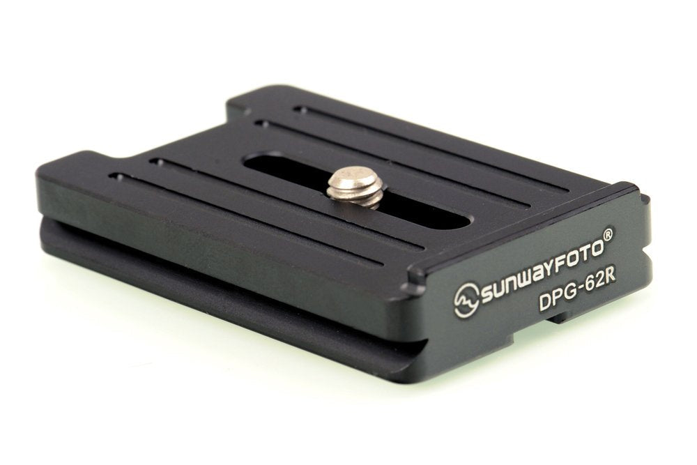 SUNWAYFOTO 62mm QR Plate DPG-62R Arca / RRS Lever Clamp Compatible Sunway