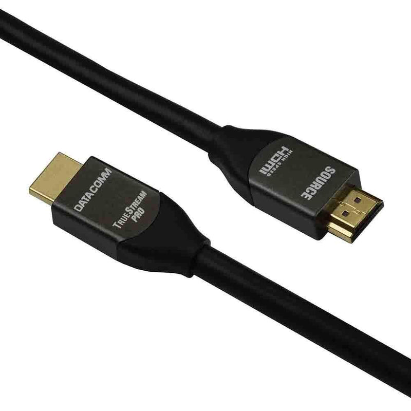 DATA COMM Electronics 46-1050-BK 50-feet 10.2 Gbps Active High Speed HDMI Cable, 4K, Ultra HD Ready 50-feet High Speed HDMI Cable