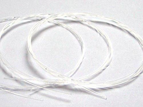 Generic 2 sets Ukulele Strings B F# D A Clear Nylon Clear Pack of 2