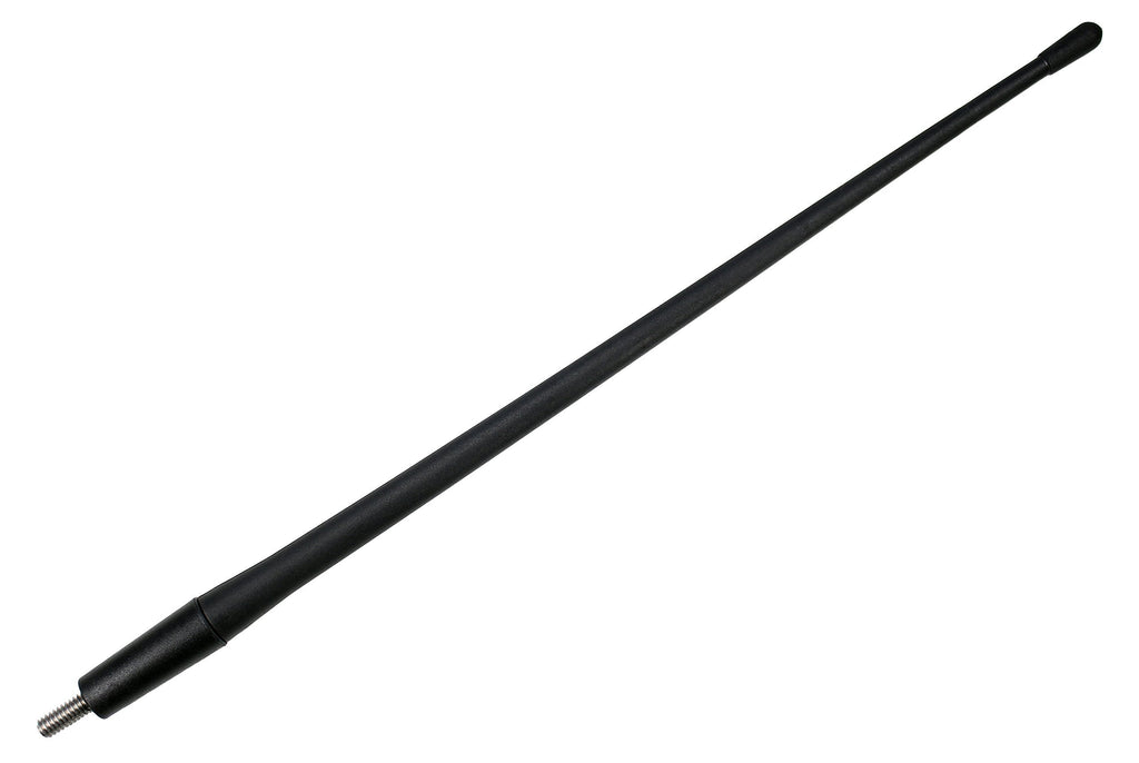 AntennaMastsRus - 13 Inch All-Terrain Flexible Rubber Antenna is Compatible with Jeep Liberty (2002-2007) - Spring Steel Internal Core 13" ALL-TERRAIN Black