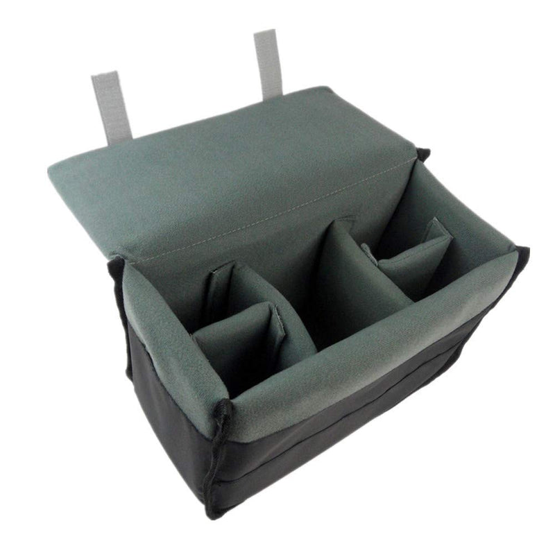 DRF Camera Case Insert Shockproof DSLR Camera Padded Storage Bag Anti-Scratch BG167 (Grey) 167Gray
