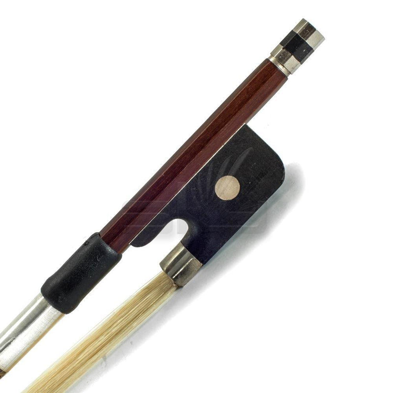 SKY 4/4 Full Size Cello Bow Round Stick Ebony Frog Brazil Wood Mongolian Horsehair Well Balanced Brazilwood Round Stick