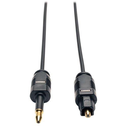 TRIPP LITE A104-03M Ultra Thin TOSLINK to Mini TOSLINK Digital SPDIF Audio Cable 3M,Black