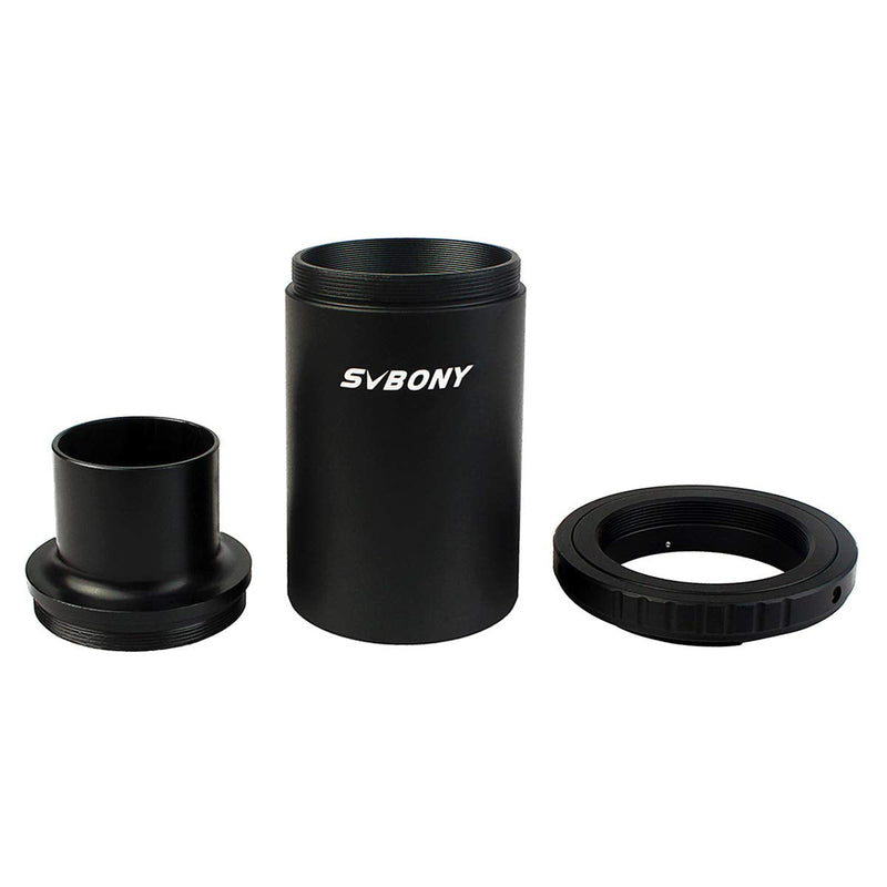 SVBONY 1.25 inches CA1 Extension Tube M42 Thread T Mount Adapter and T2 Ring Compatible for Nikon DSLR Camera Photography and Telescope Eyepiece
