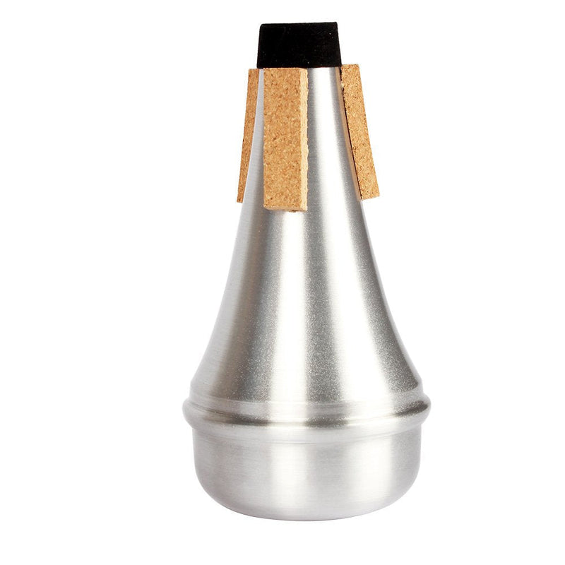 an-do-er Trumpet Straight Mute Sourdine Aluminum Alloy Silver Color