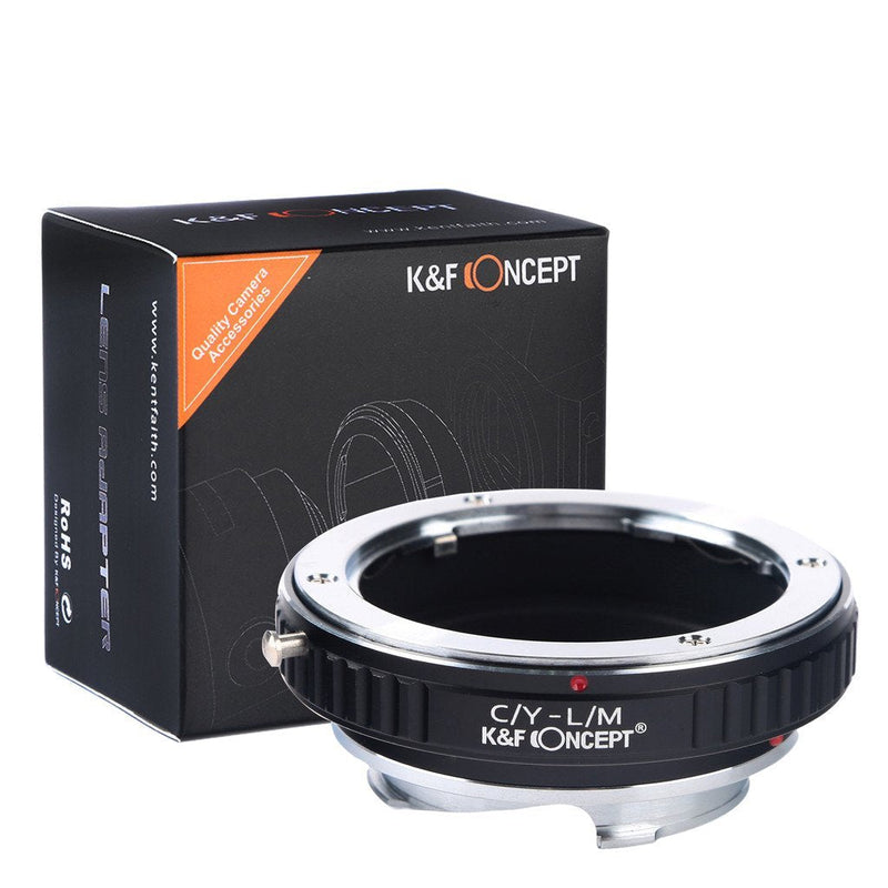 K&F Concept Lens Mount Adapter for Contax Y Mount to Leica M Lens Camera Body C/Y-L/M