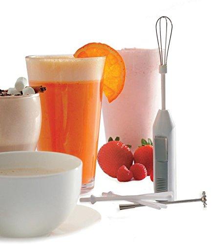 Deluxe Battery Powered Cordless Mini Hand Mixer, Blender, Whipper, Frother. NEW by Norpro