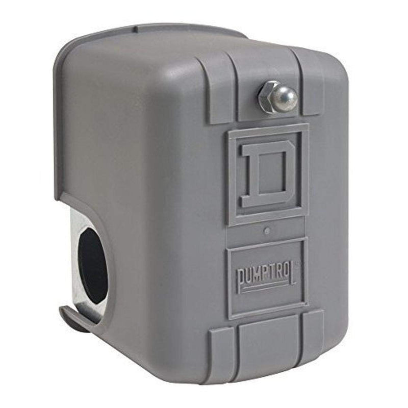 Square D by Schneider Electric 9013FHG42J59 Air-Compressor Pressure Switch, 175 psi Set Off, 40 psi Fixed Differential, 1/4" NPSF Internal