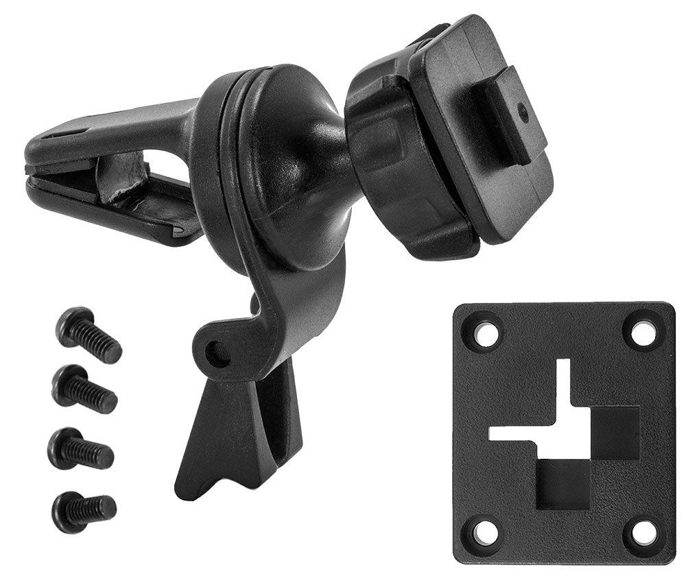 Arkon Air Vent Car Mount for Sirius XM Satellite Radios - Single T and AMPS Pattern Compatible Retail Black