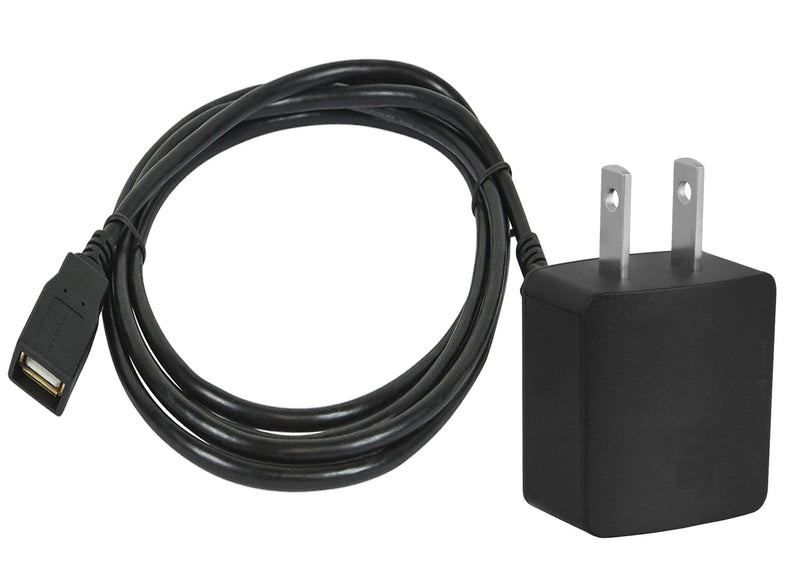 Excelshots AC Adapter/Wall Charger + USB Connection Support Cable for Sony HDR-CX240 Handycam Camcorder.