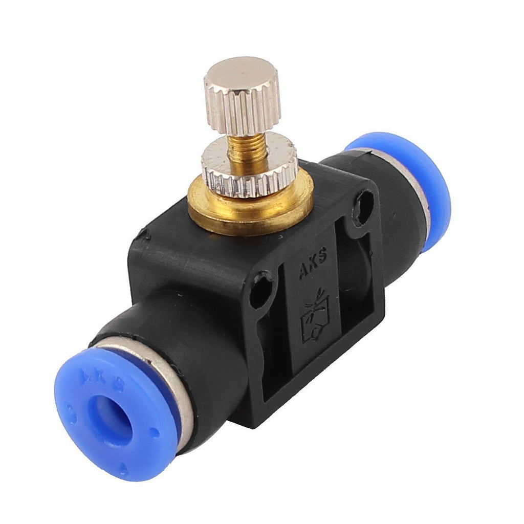 Uxcell a15051900ux0026 Tube OD 4mm Push in Fitting Air Flow Pneumatic Speed Control Valve