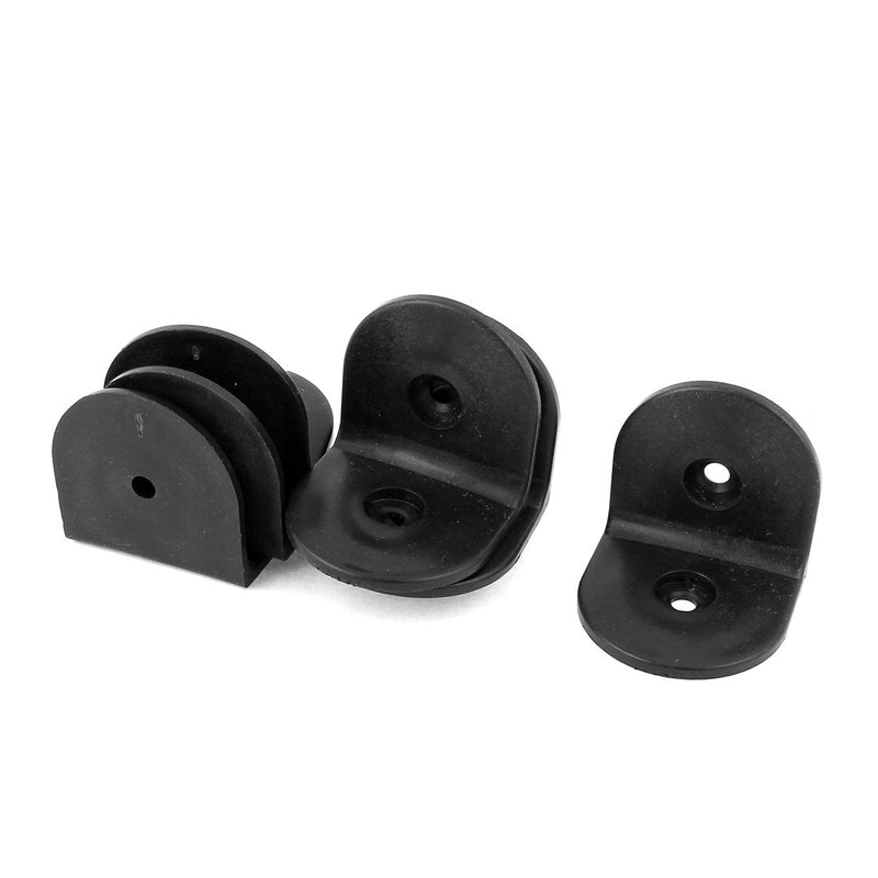 uxcell 50mmx50mm Plastic L Shaped Right Angle Corner Brace Brackets 8 Pcs