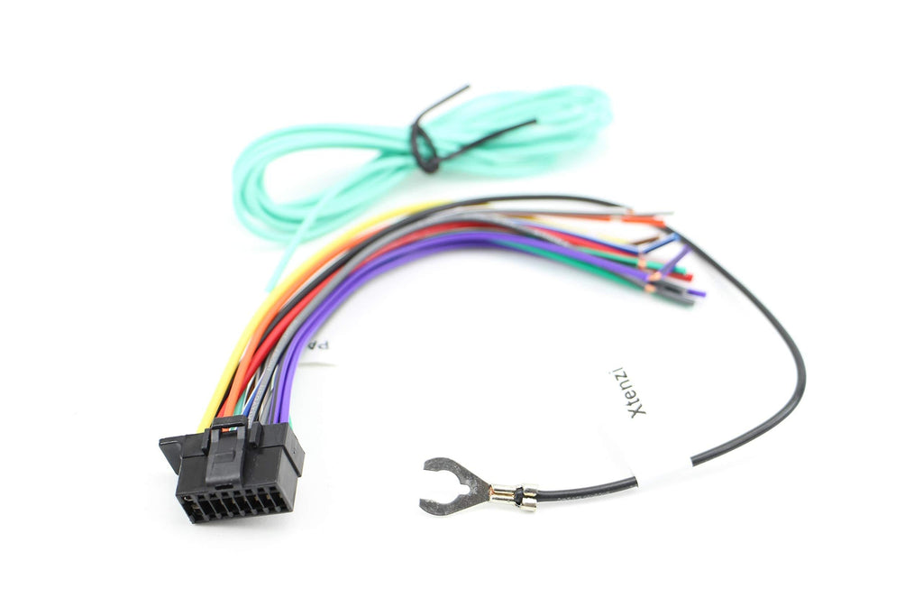 Xtenzi 16 Pin Car Radio Wire Harness Compatible with Sony CD DVD Navigation In-Dash - XT91040