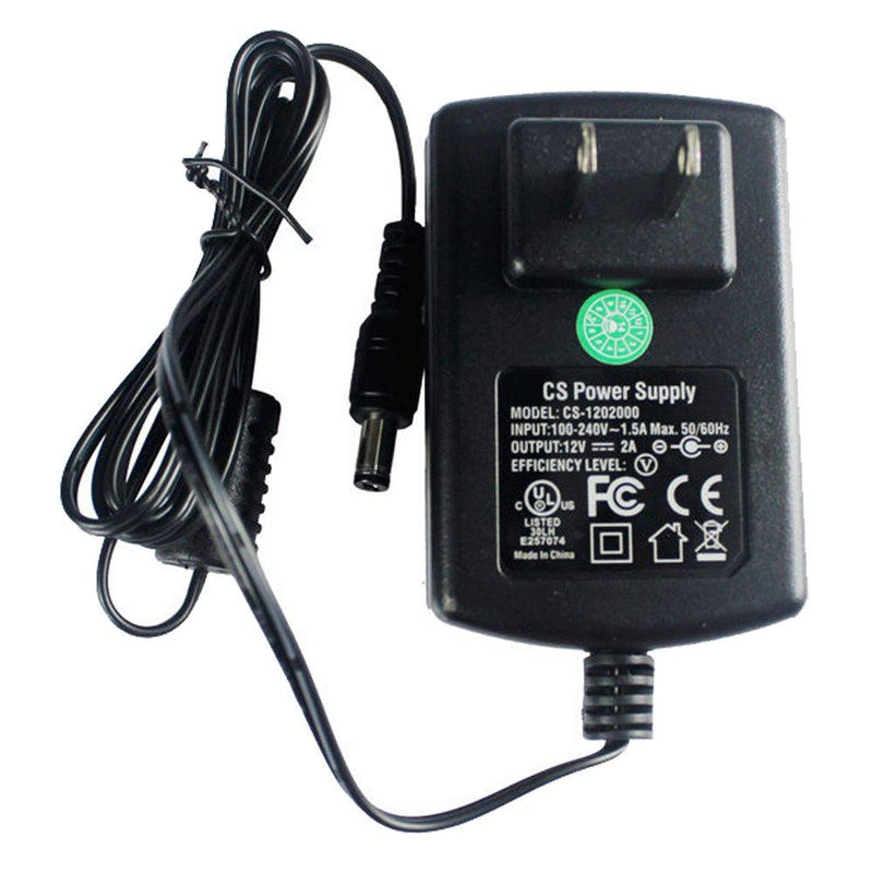 AC 100-240V to DC 12V 2A Power Supply Adapter Switching 5.52.1mm for CCTV Camera DVR NVR Led Light Strip UL Listed FCC