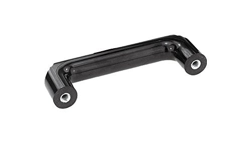Kipp 06901-114008 Duroplast Black Pull Handle with M8 Internal Thread, Deburred and High-Polished Finish, Brass Bushing, Metric, 58 mm Height