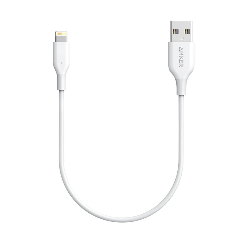 Anker Powerline 1ft Lightning Cable, MFi Certified for iPhone Xs/XS Max/XR/X / 8/8 Plus 7/7 Plus / 6/6 Plus / 5S (White) White